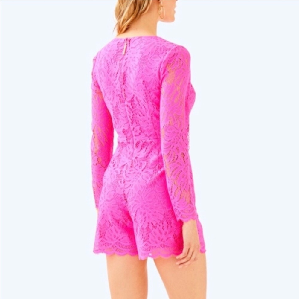 💝✨NEW!✨💖 w/Tags 🩷 Lilly Pulitzer 🩷 Tikki Wrap Romper in size XXS! 🩷 - Picture 5 of 5